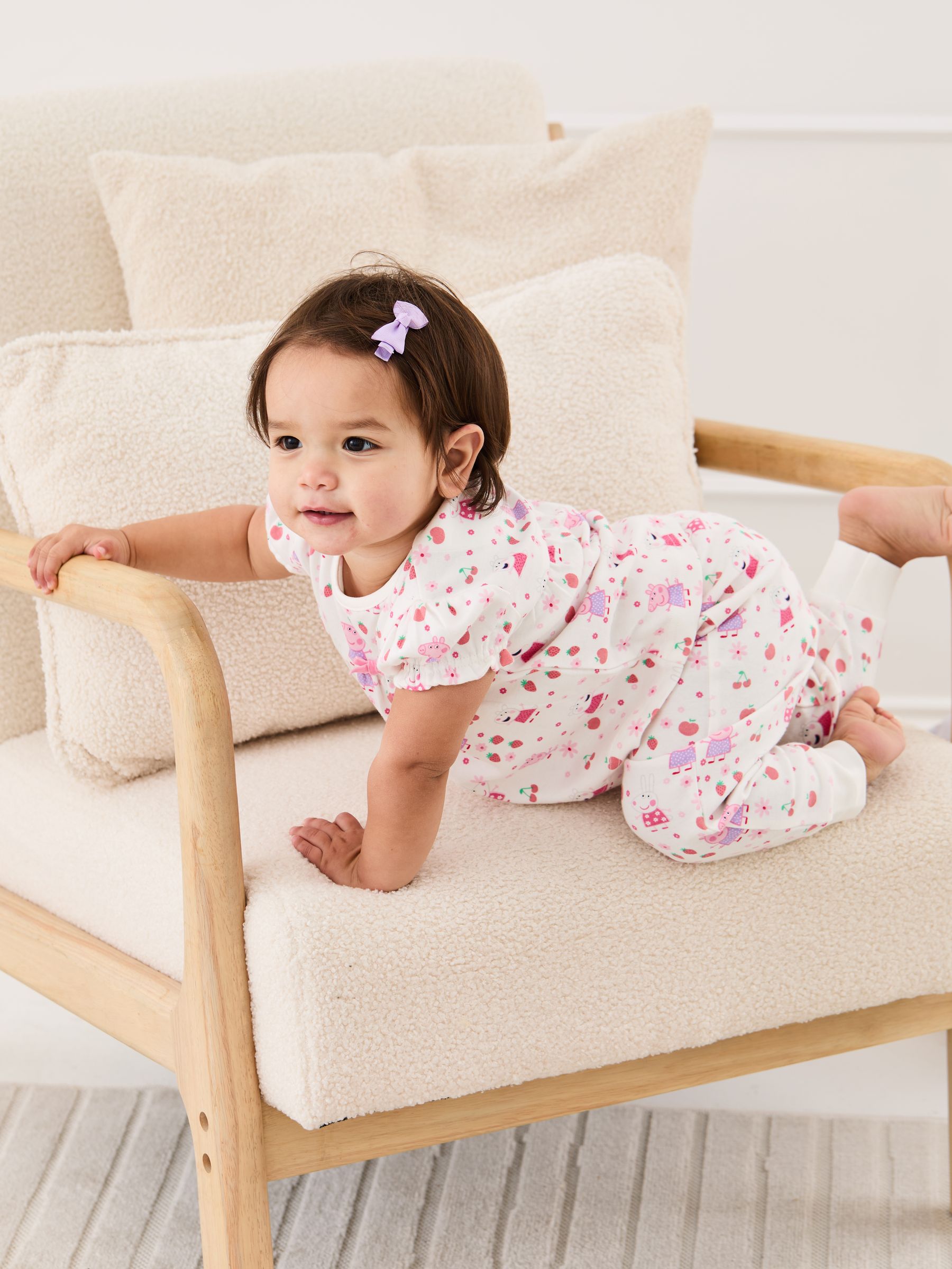 JoJo Maman Bébé - Jersey pyjama met Peppa Pig