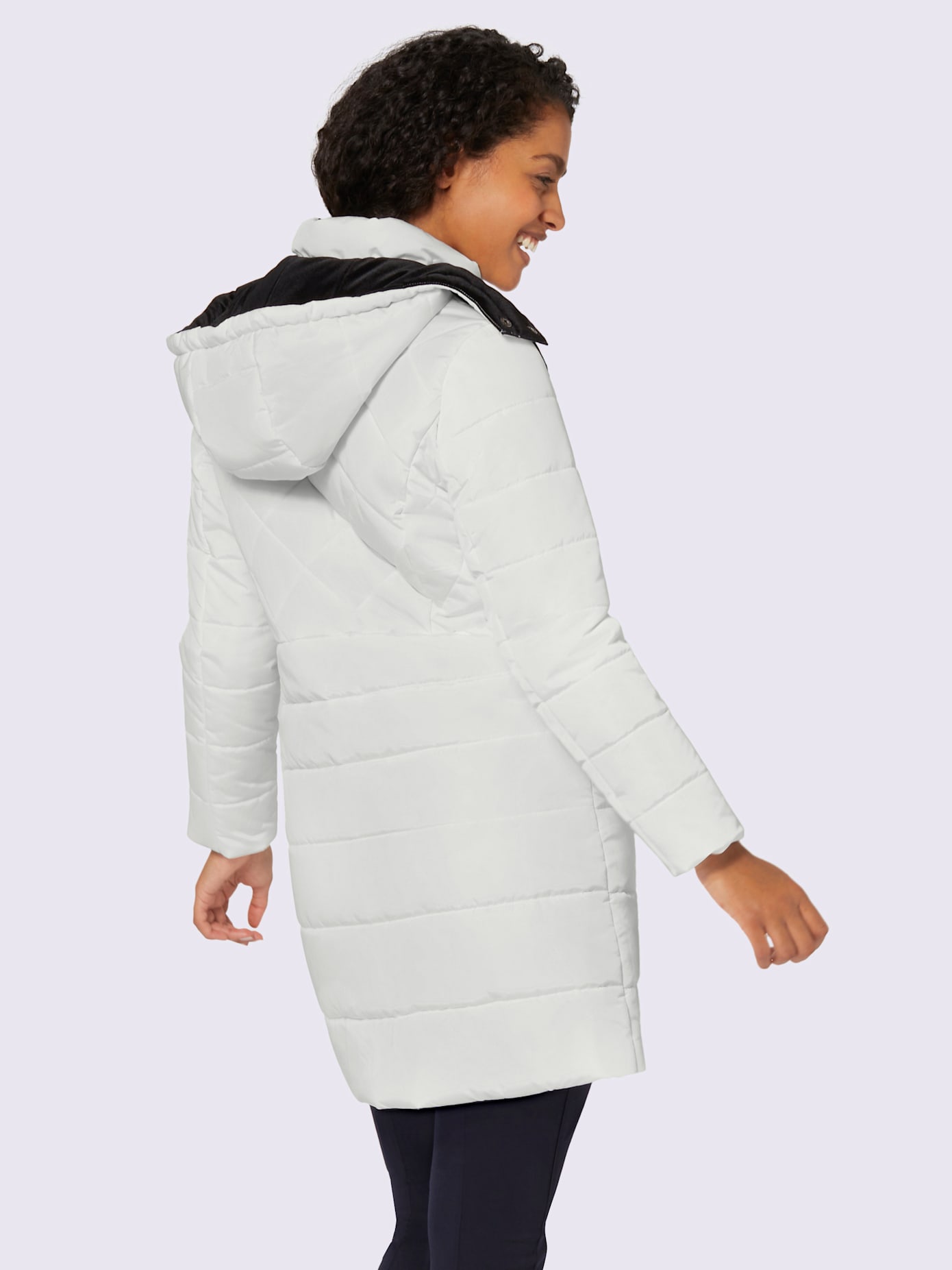 Manteau matelassé capuche amovible