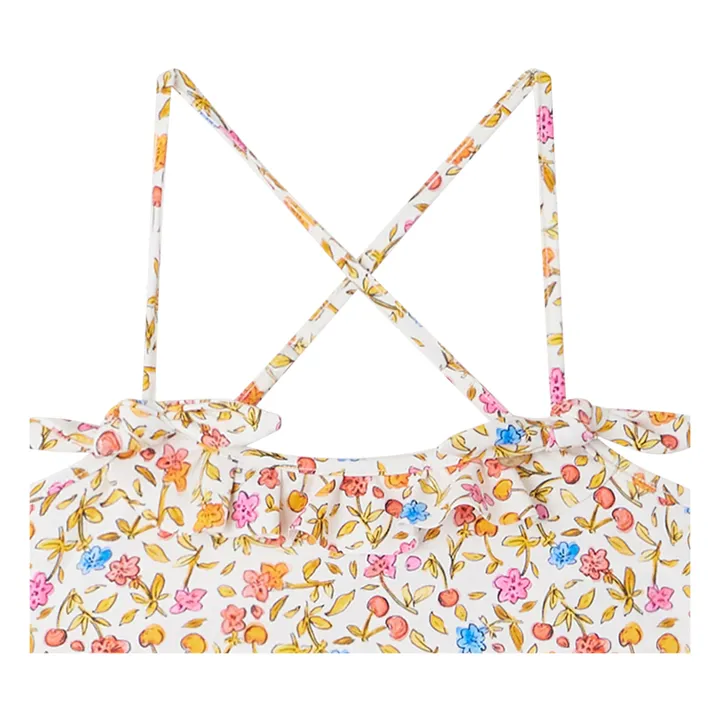 Bonpoint Maillot 2 Pièces Fleuri Abigael | Abricot