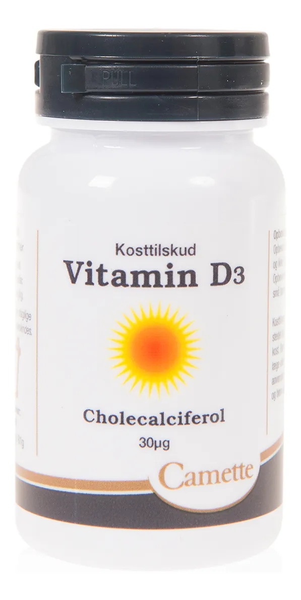 Camette Vitamin D3 30 mcg - 180 tab.