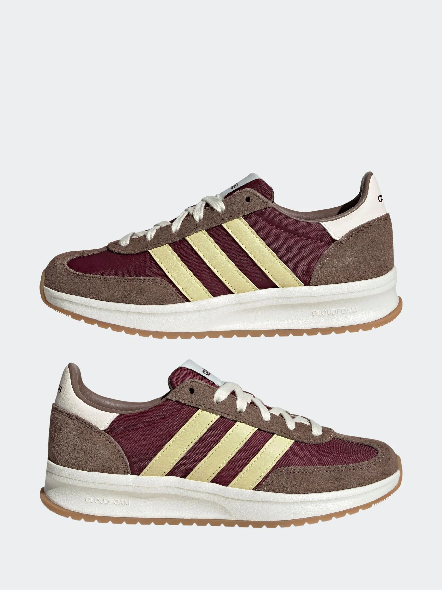Rood/geel - Adidas - 70s hardloopsneakers