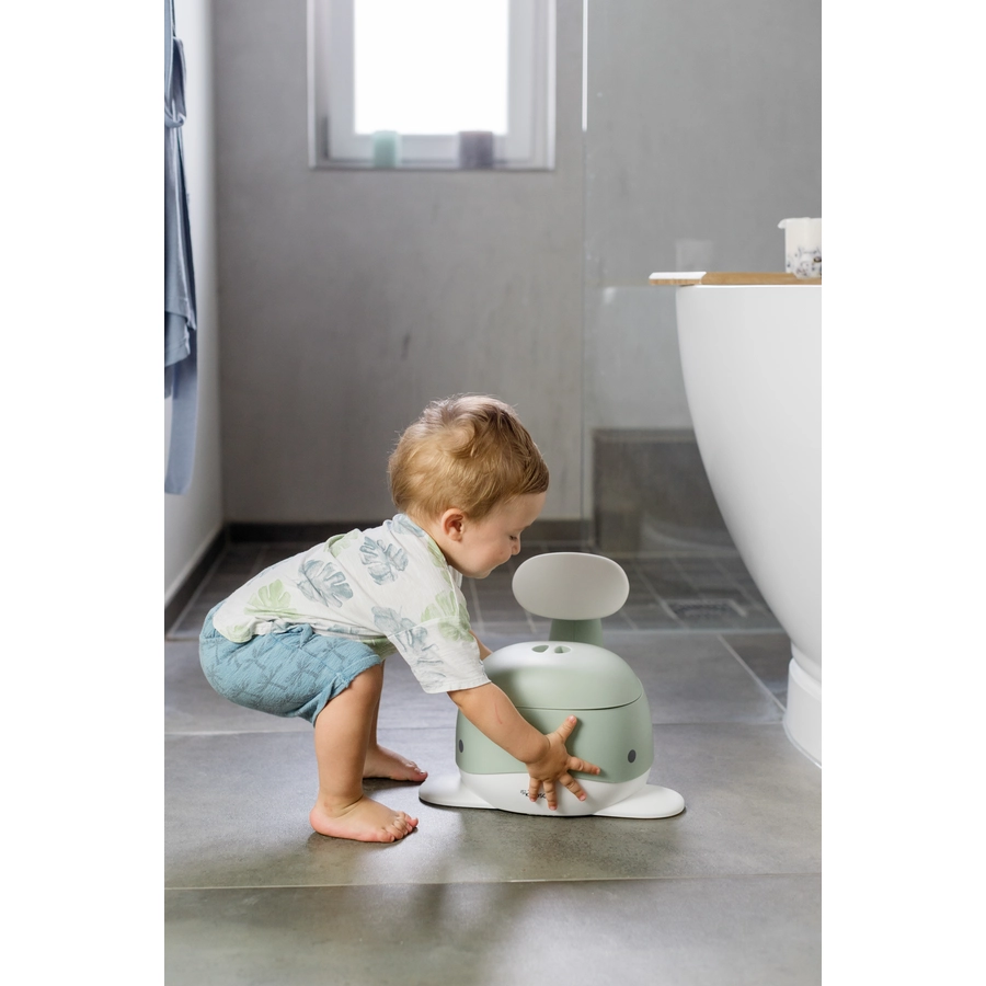 KINDSGUT Kindertöpfchen Wal, Pistazie