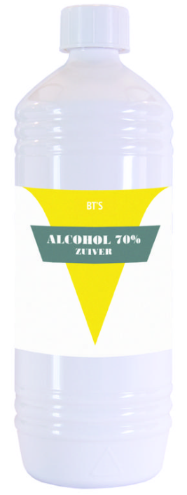 BT's Alcohol 70% Zuiver 1000ml