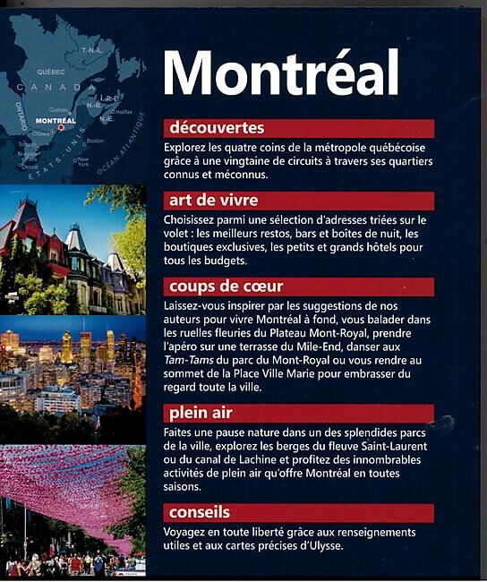 ULYSSE - MONTREAL EDITION ULYSSE