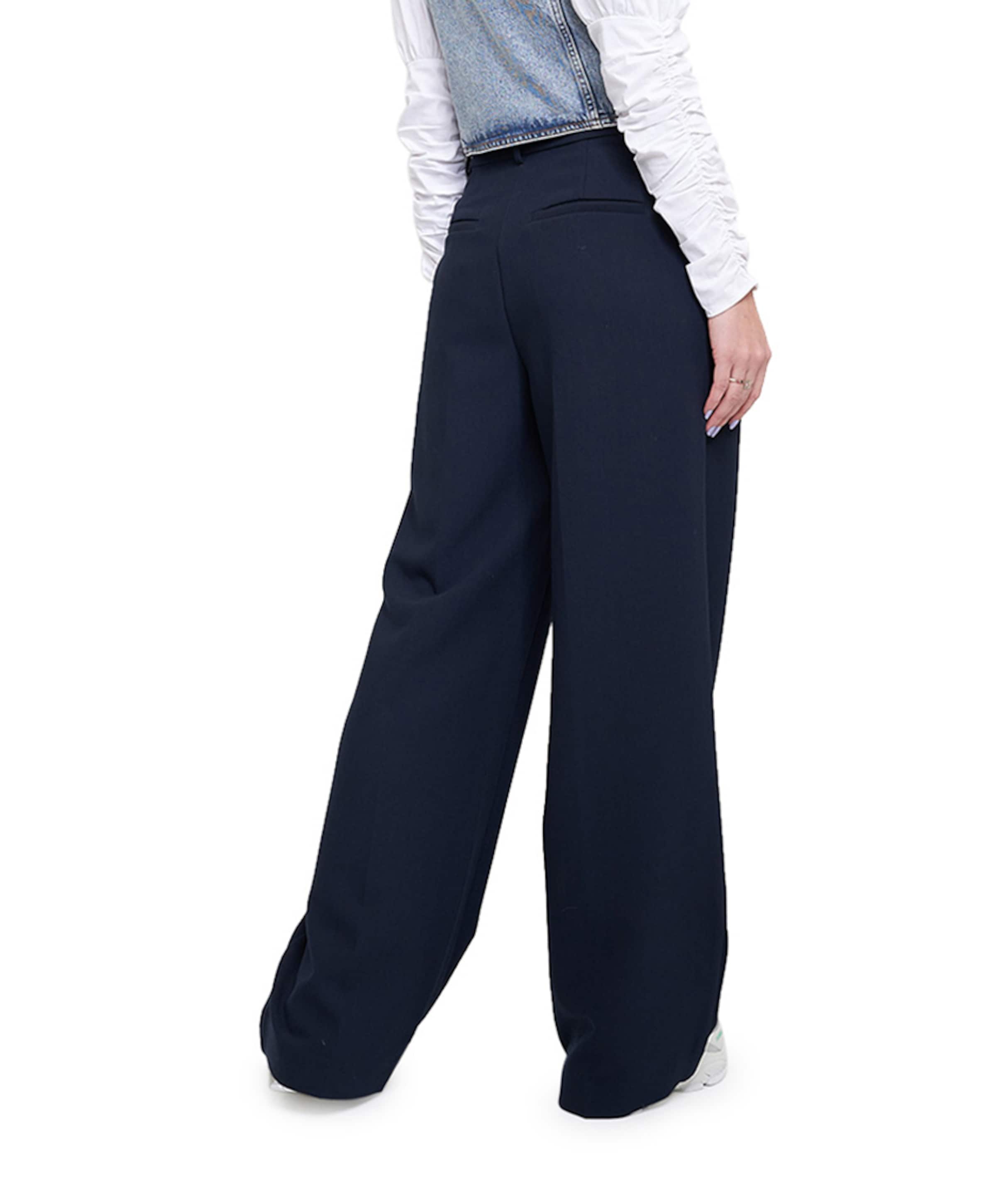 Co'Couture VolaCC Long Pleat dames pantalon blauw