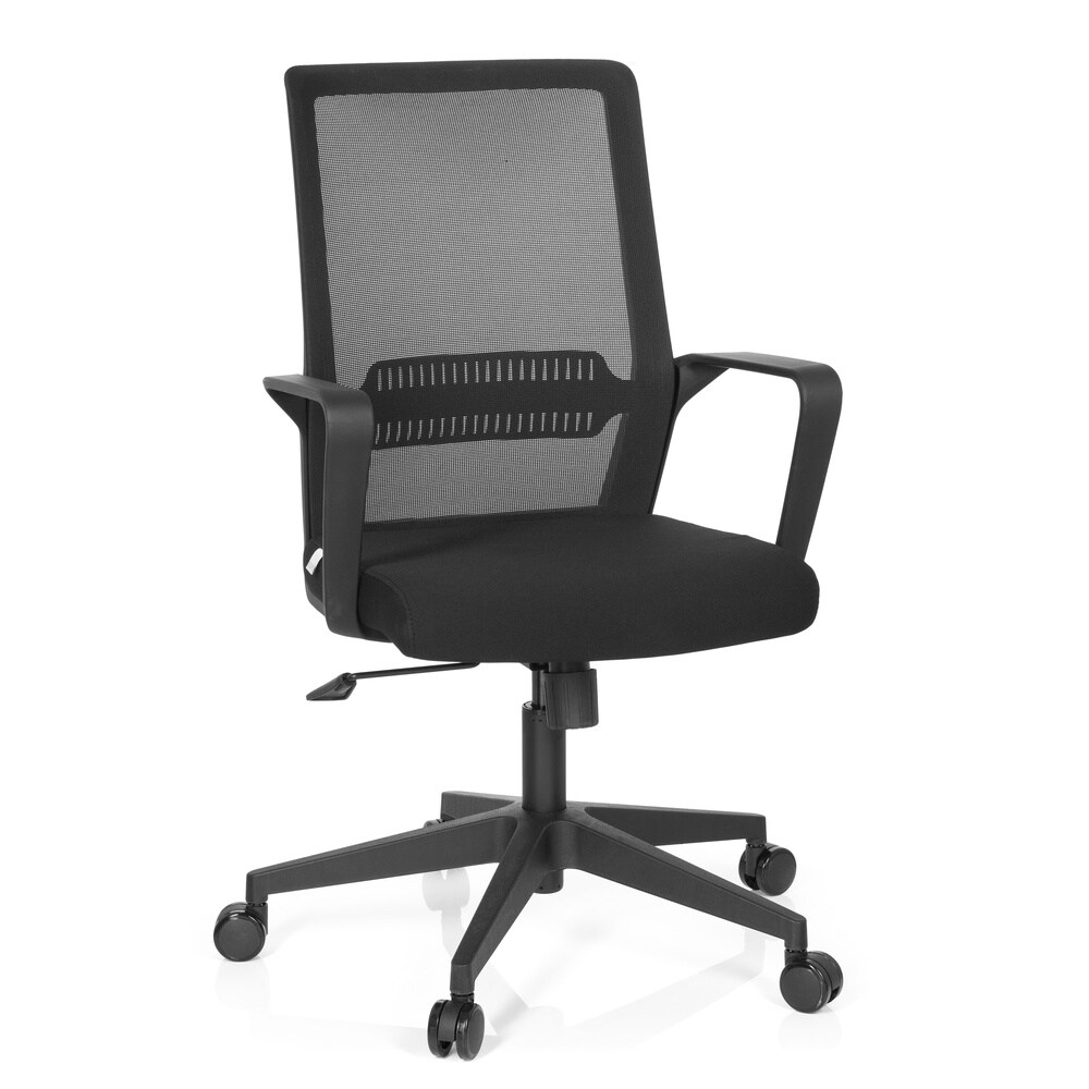 Home Office Bürostuhl PRESTON Stoff mit Armlehnen hjh OFFICE