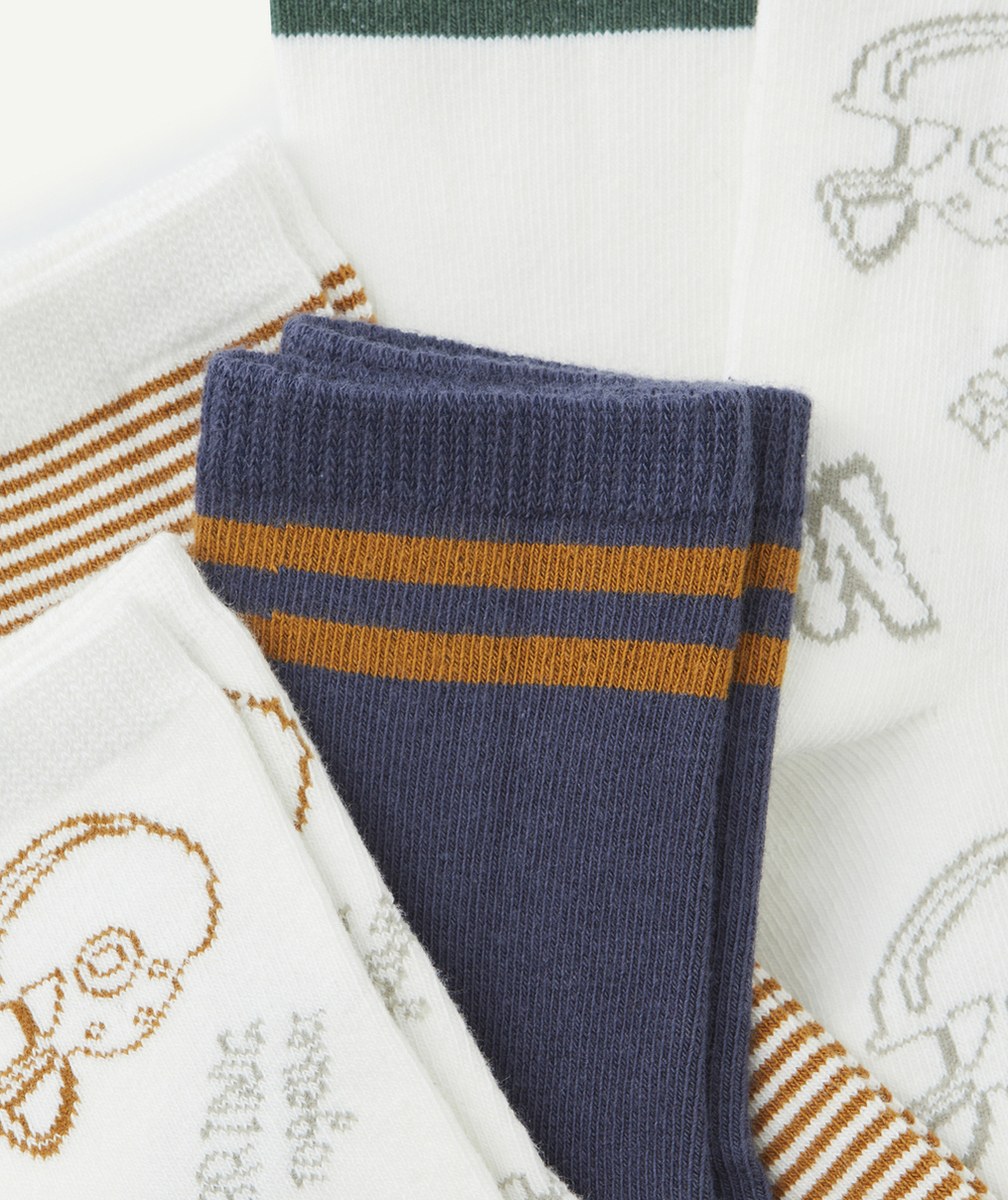 lot de 5 paires de chaussettes garçon thème racing