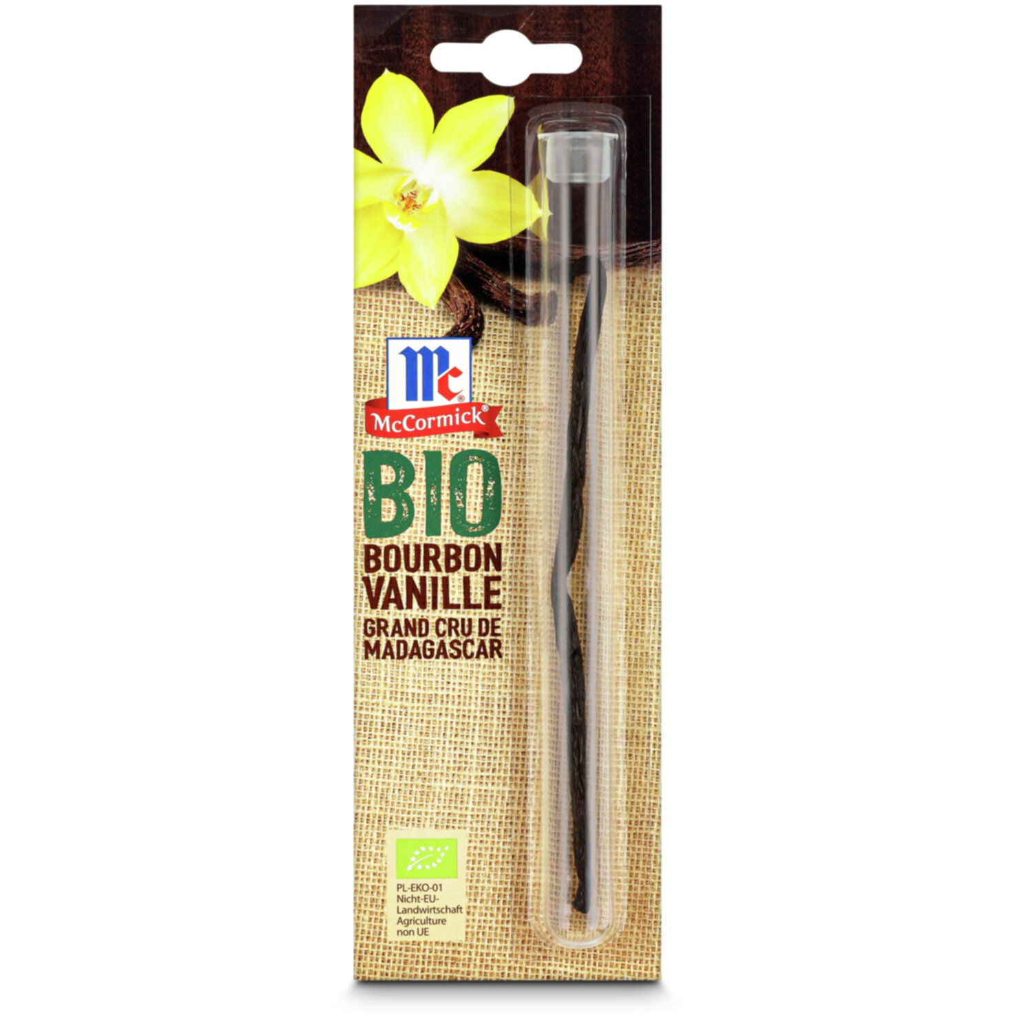 McCormick Bio Bourbon Vanilleschote