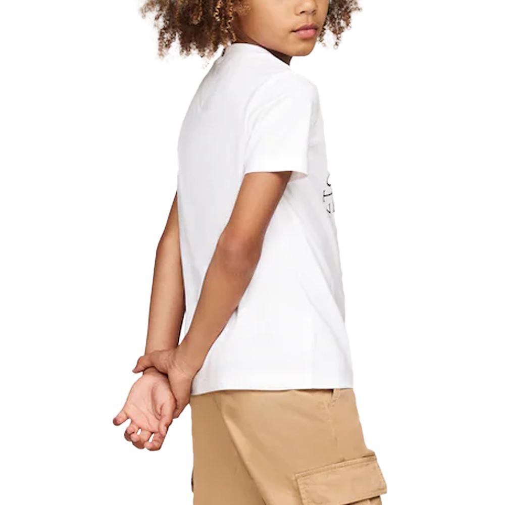 Tommy Hilfiger T-shirt Blanc Garçon Tommy Hilfiger Nautical