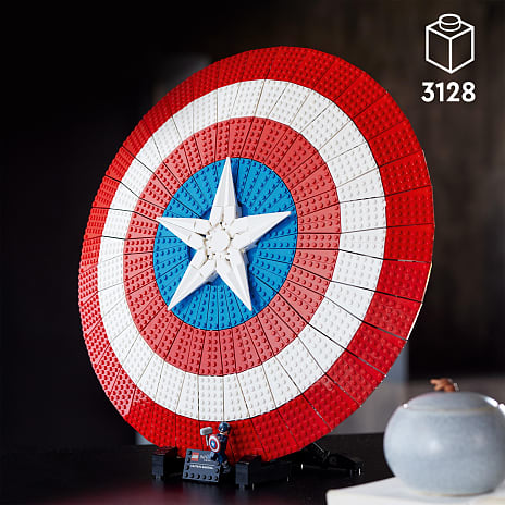 LEGO Marvel Captain Americas skjold 76262