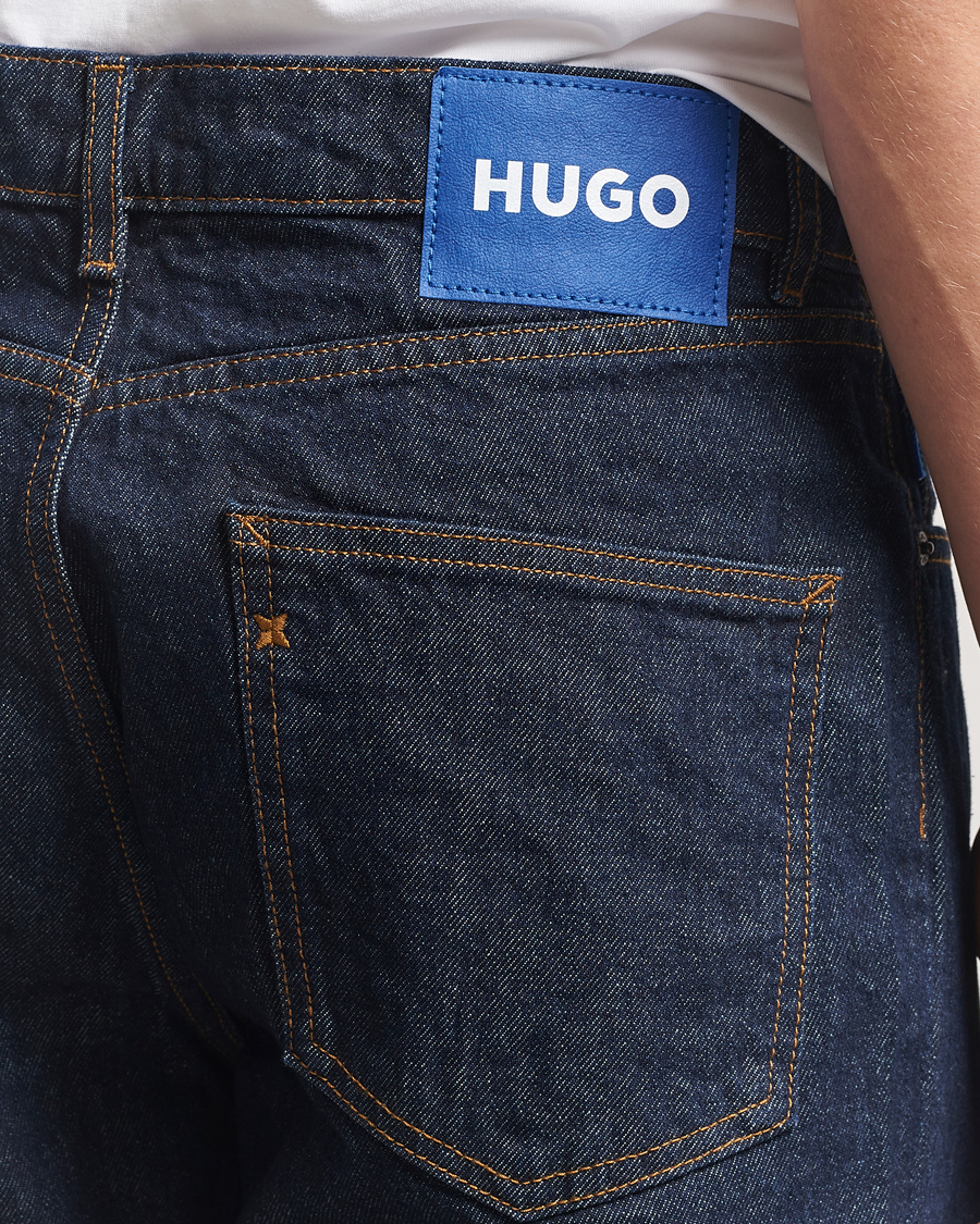 HUGO Jonah Straight Fit Jeans Dark Blue