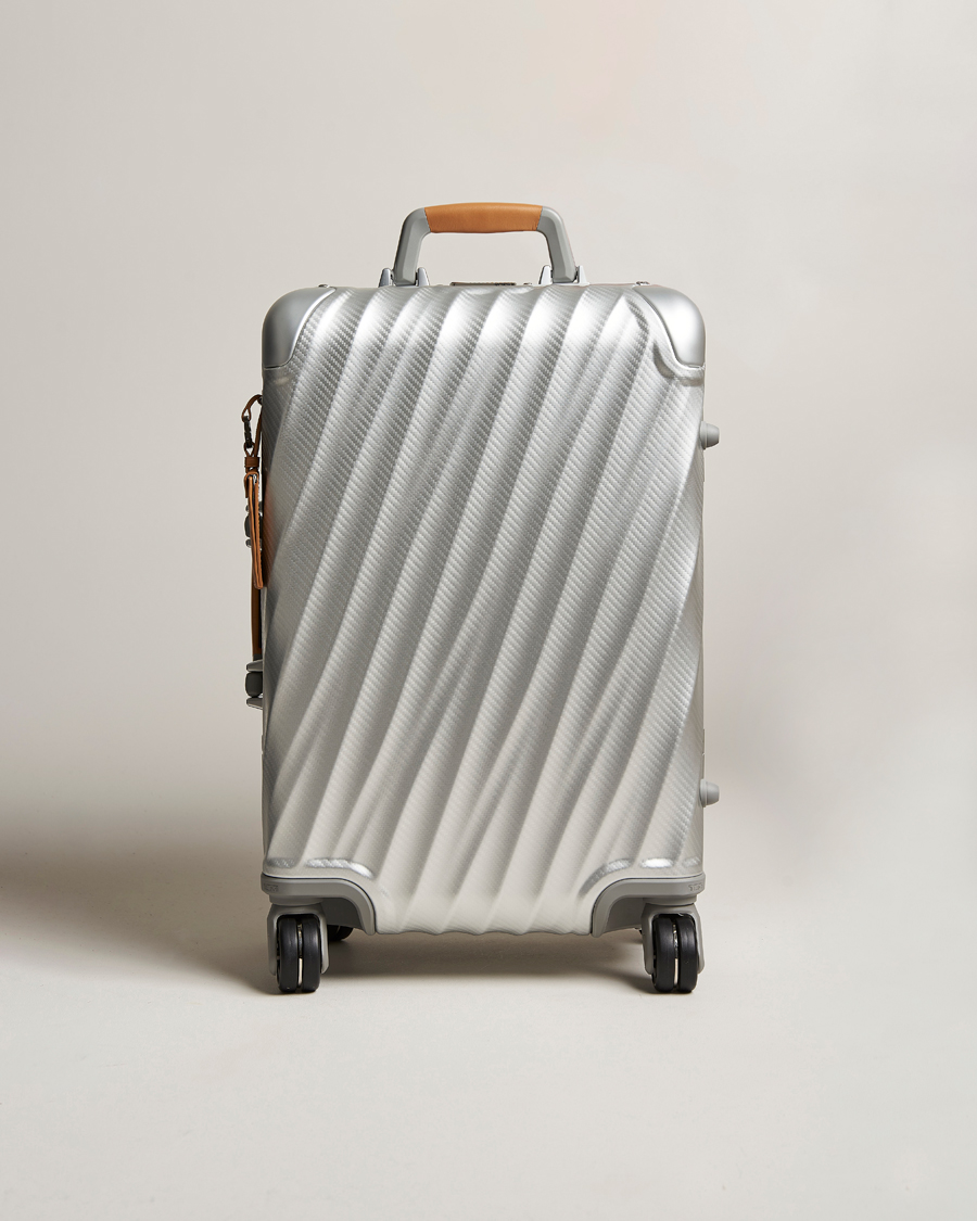 TUMI International Carry-on Aluminum Trolley Texture Silver