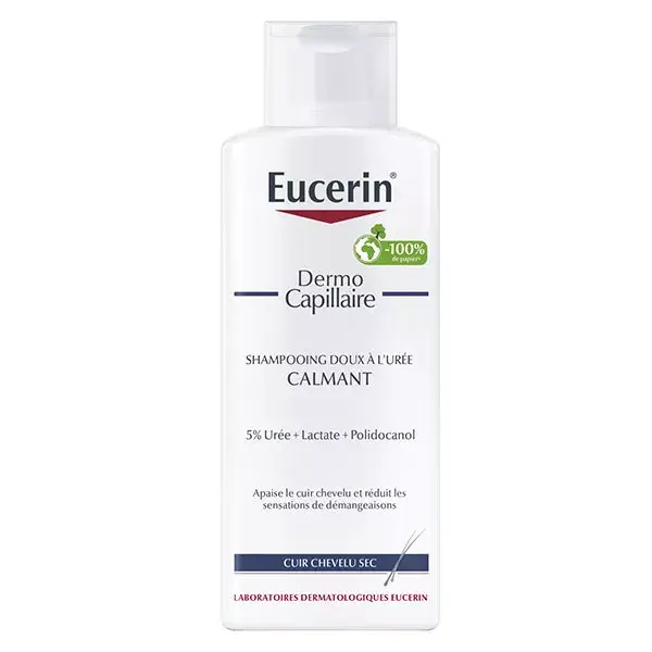 Shampoo Suavizante Eucerin Dermo Capillaire 5% Ureia para Couro Cabeludo Irritado 250ml