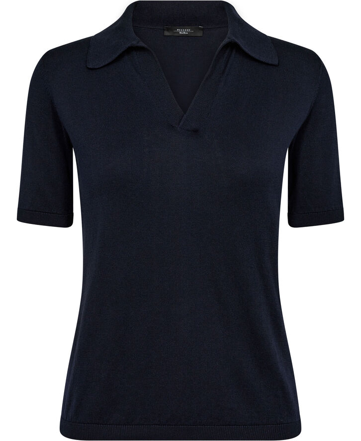 Weekend Max Mara RONCOLO Silk Blend Blouse Bordeaux