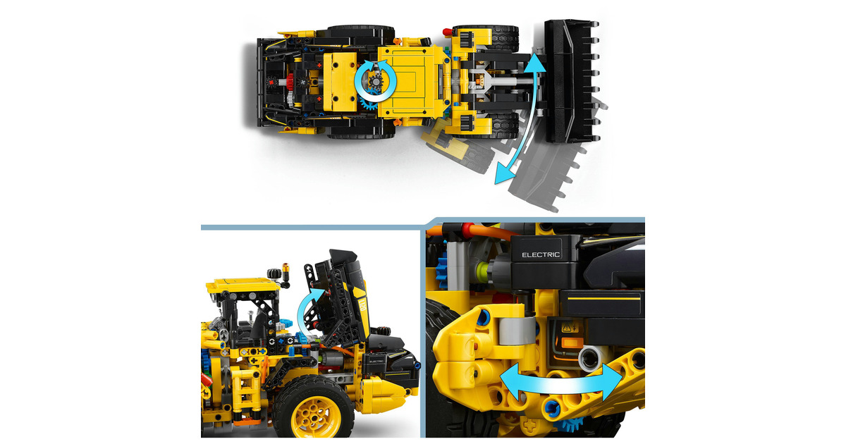 LEGOTechnic - Volvo L120 Electric wiellader Constructiespeelgoed  (42209)