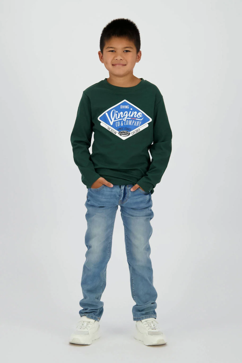 Vingino slim fit jeans light blue denim