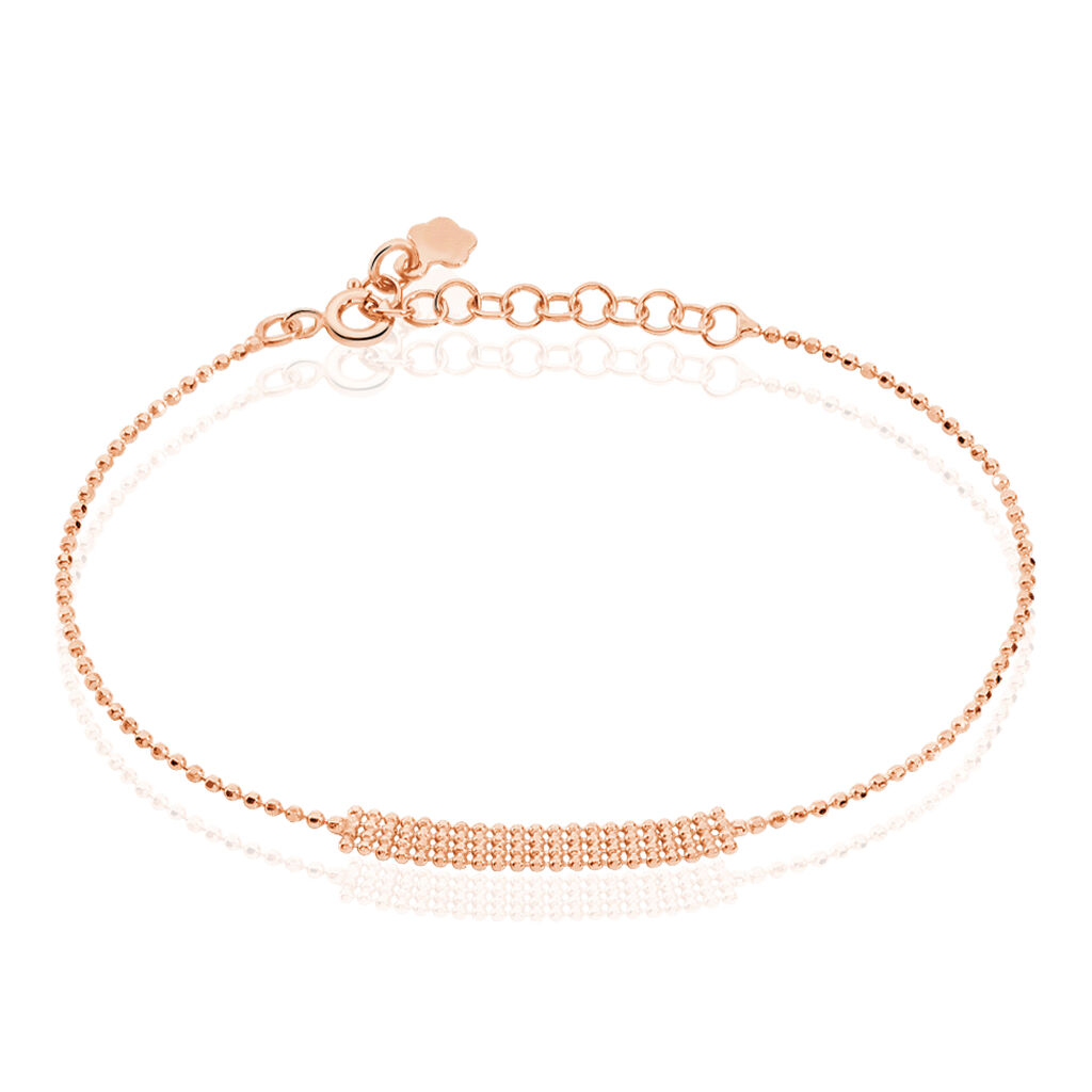 Bracelet Capucine Argent Rose