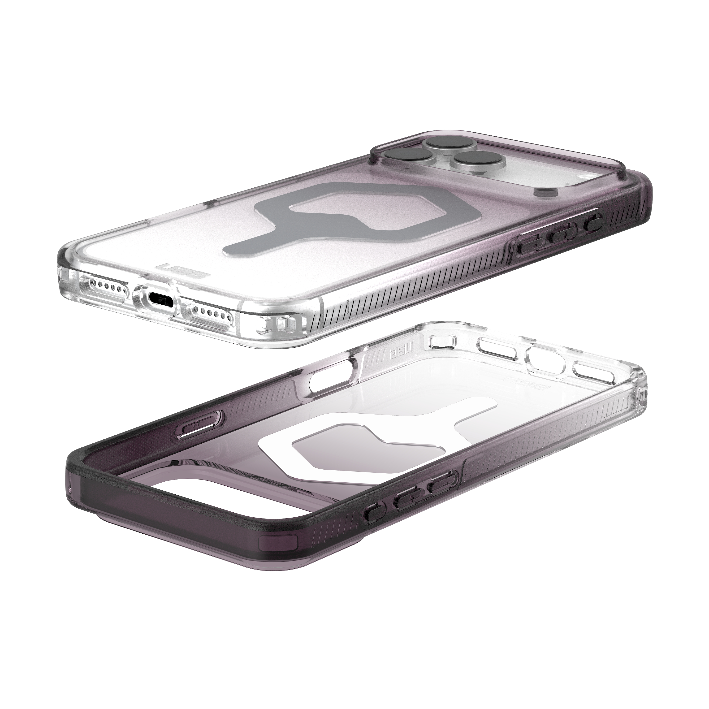 iPhone 17 Pro Max MagSafe Hybrid Schutzhülle Plyo (11453011404G) - Ombre (Schwarz / Transparent)
