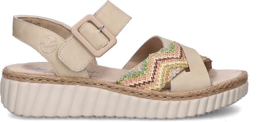 Rieker Sandalen met sleehak 69269