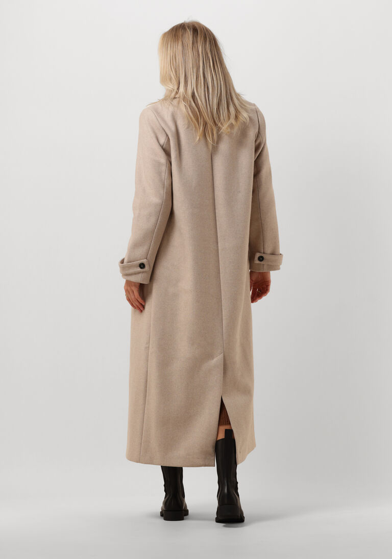 ANOTHER LABEL beige another label mantel sophia coat