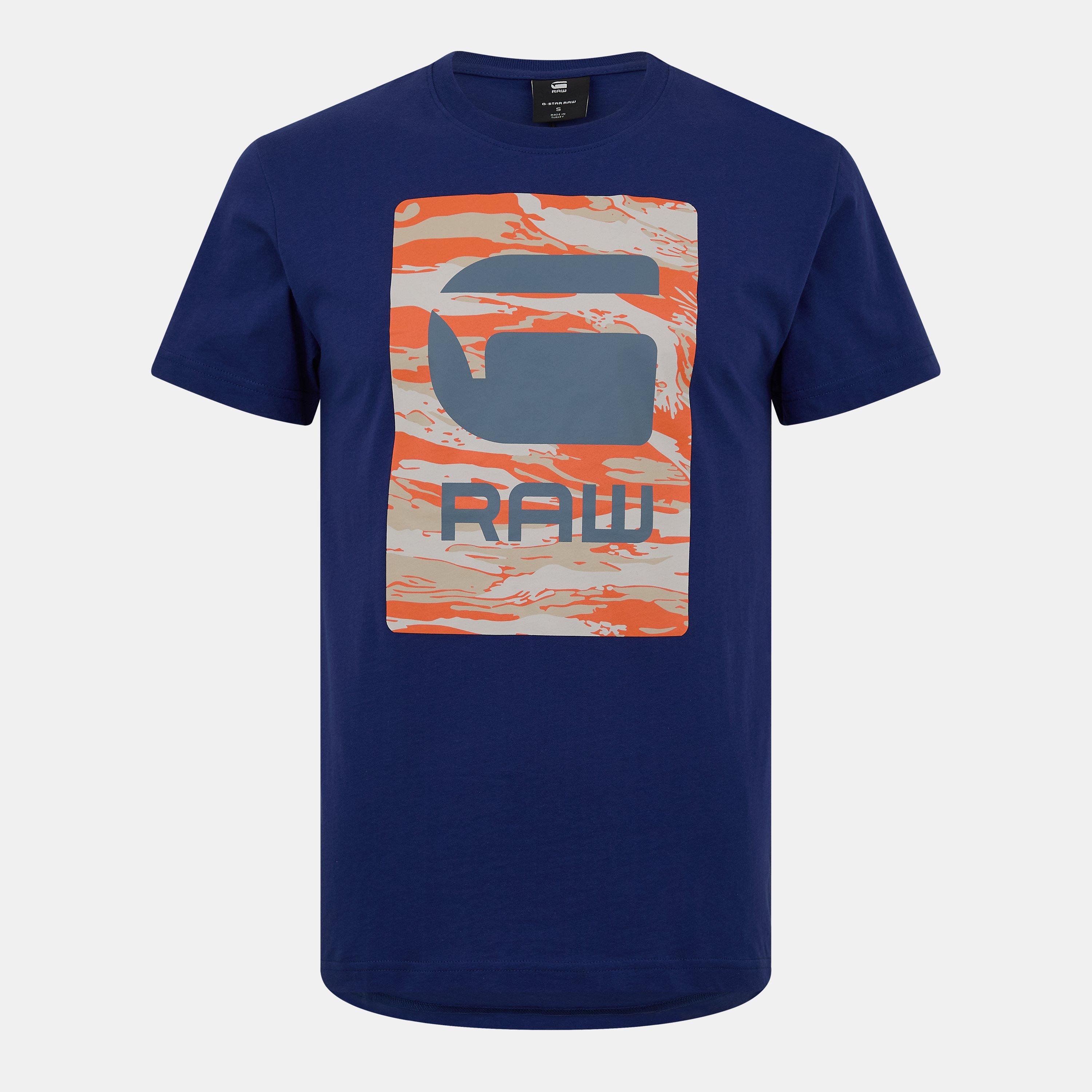 G Star Camo Box Graphic T Shirt