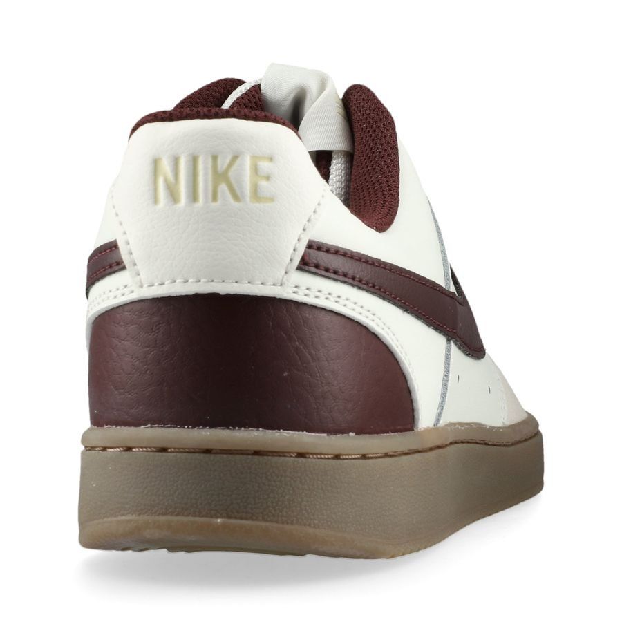 Nike Chaussures Court Vision Low - Blanc Cassé/Kaki/Bordeaux