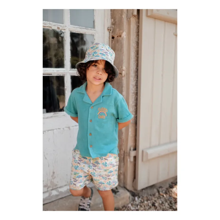 Louise Misha Chemise Alov Eponge | Bleu Vert