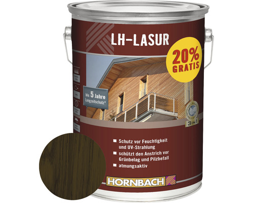 HORNBACH LH-Lasur palissanderbeits 6 L + 20%