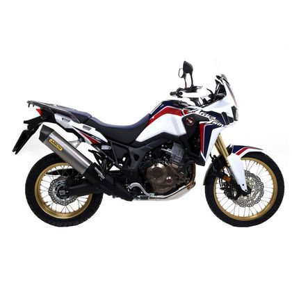 Silencieux Arrow Maxi Race tech Titane embout carbone