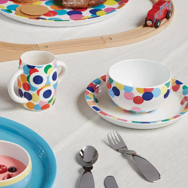Alessi - Alessini Kindergeschirr Proust, mehrfarbig