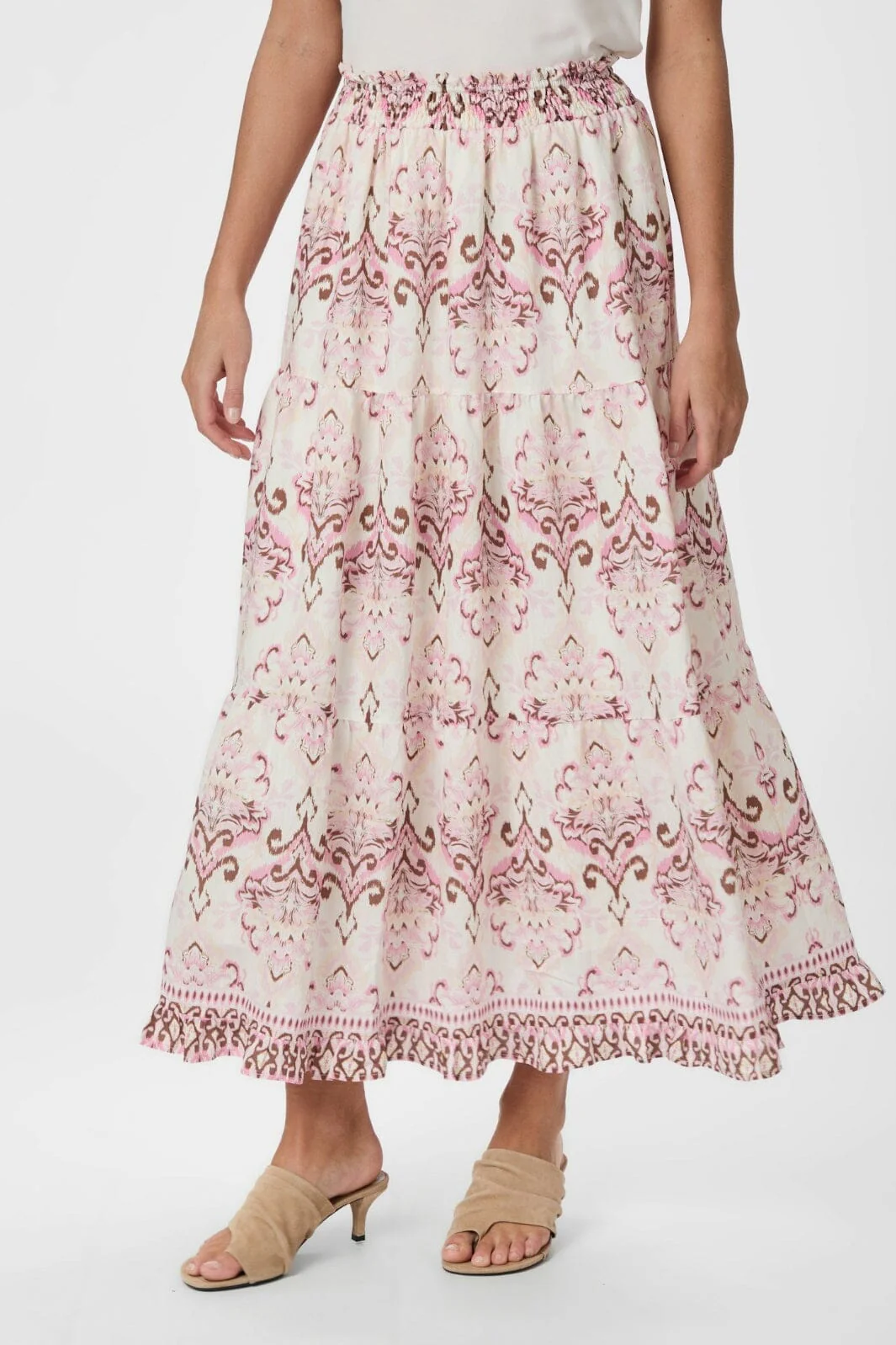 Neo Noir Asta Paisley Print Skirt 166165
