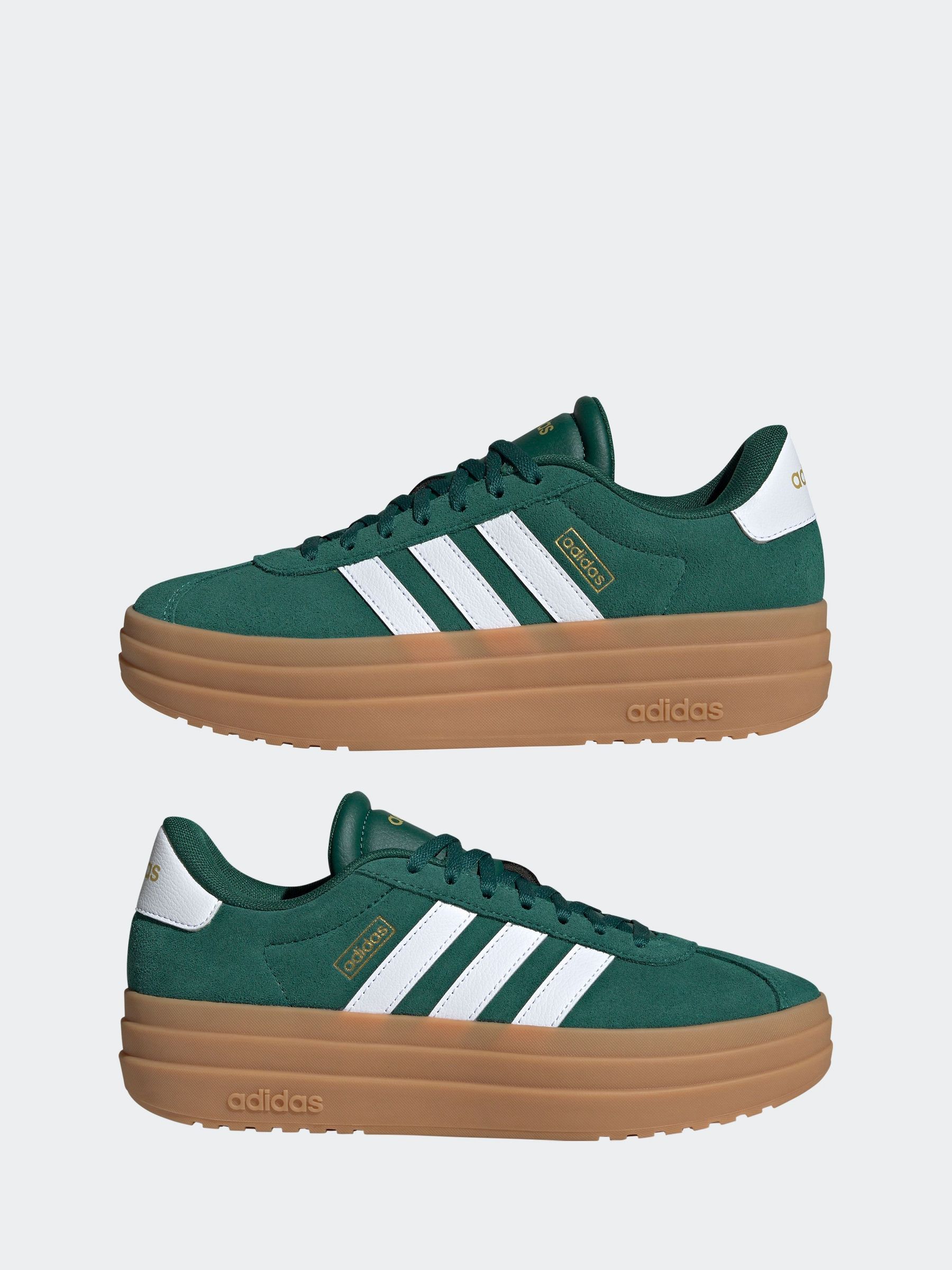 Groen/wit - Adidas Vl Court Bold sneakers