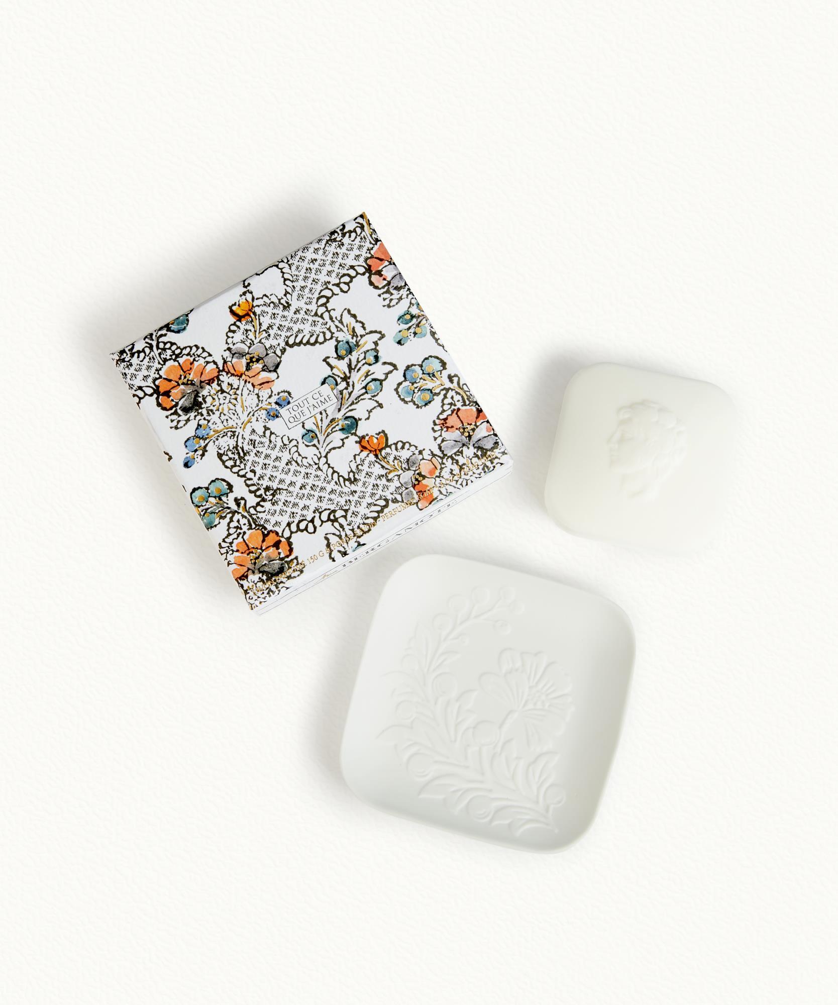 Ma Bergamote  Savon & porte savon - 150 g + 11 x 11 cm