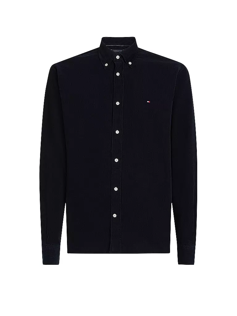 TOMMY HILFIGER Cordhemd  blau