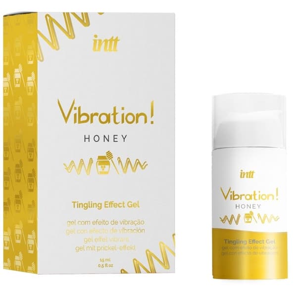 Intt - Kraftig intimstimulerende honning Flytende Vibrator Gel 15 Ml