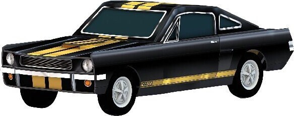 Revell 3D Puzzle - '66 Shelby Gt350-H - 100 Brikker - 33 CM