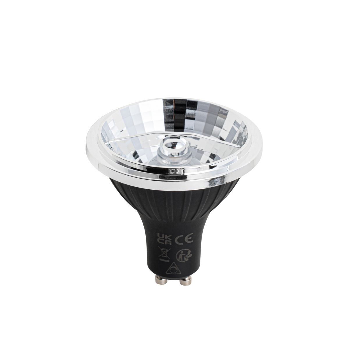 Set van 5 GU10 dimbare LED lamp 70mm 6.5W 600 lm 2700K