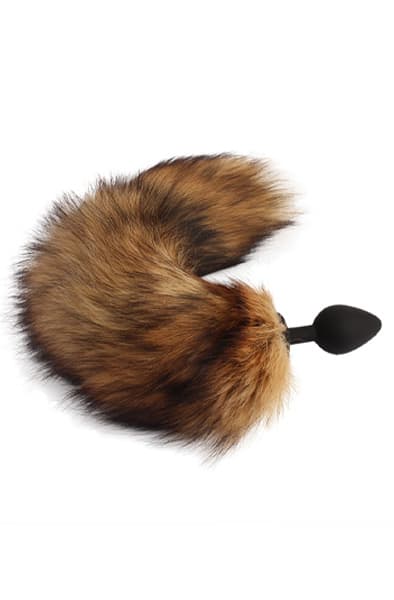 Furry Anal Plug 43 cm Analplugg med hale