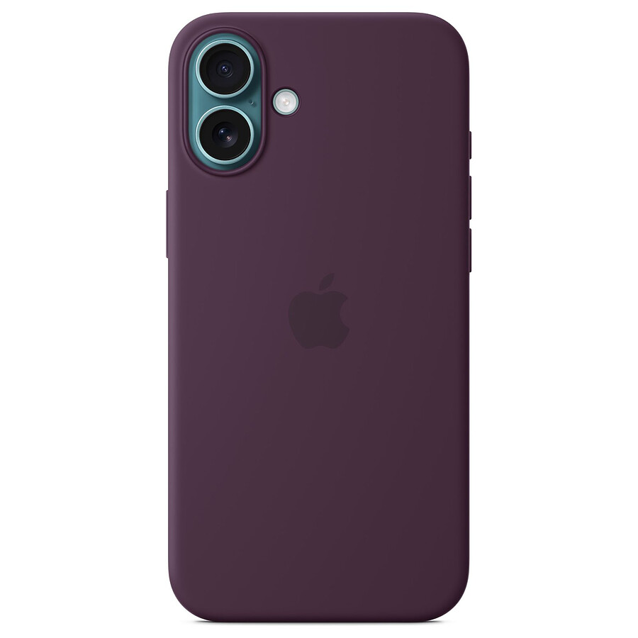 Apple Coque en silicone avec MagSafe Prune - iPhone 16