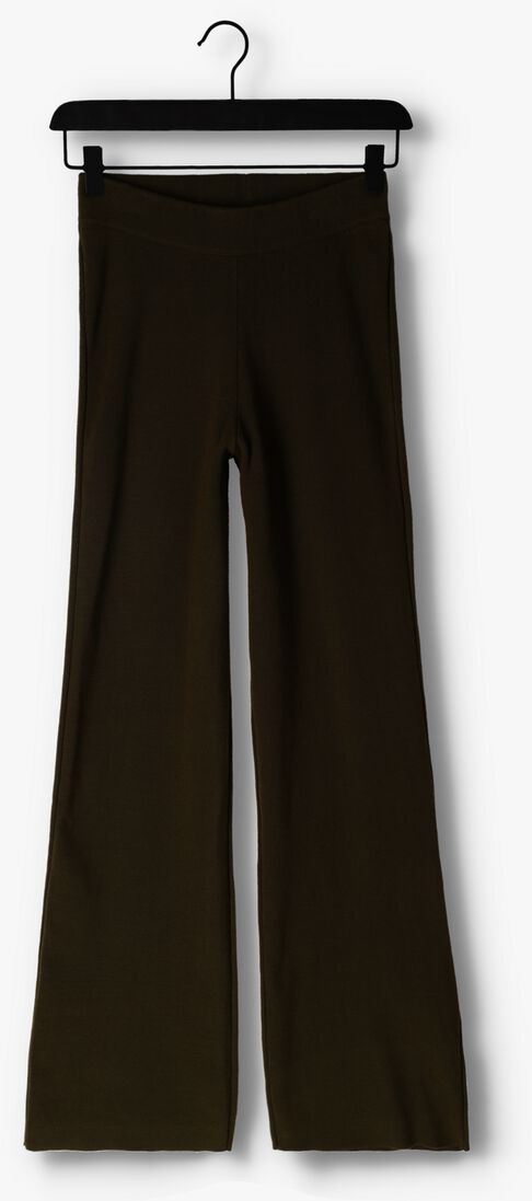 ANOTHER LABEL donkergroene another label pantalon varit knitted pants