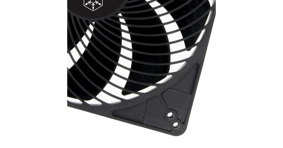 SilverStoneAir Penetrator 184i PRO case fan  (Zwart, 180 x 180 x 32 mm, PWM)
