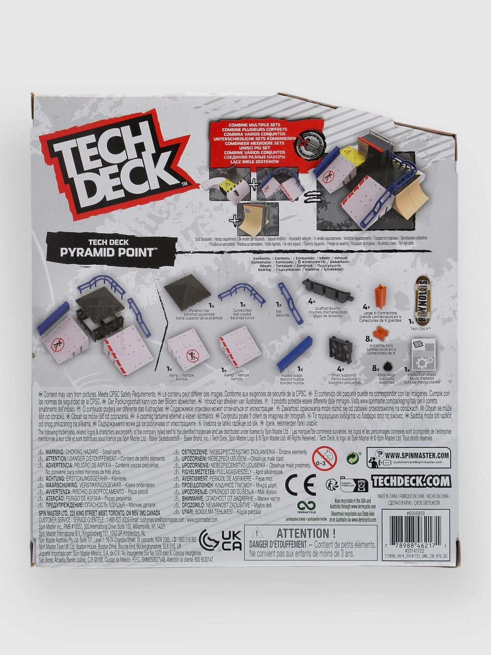 TechDeck Pyramid Point X Connect Rampe uni