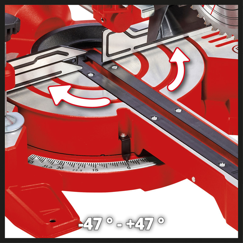 Einhell TC-SM 216 radiaal afkort- & verstekzaagmachine 1.600W 216mm