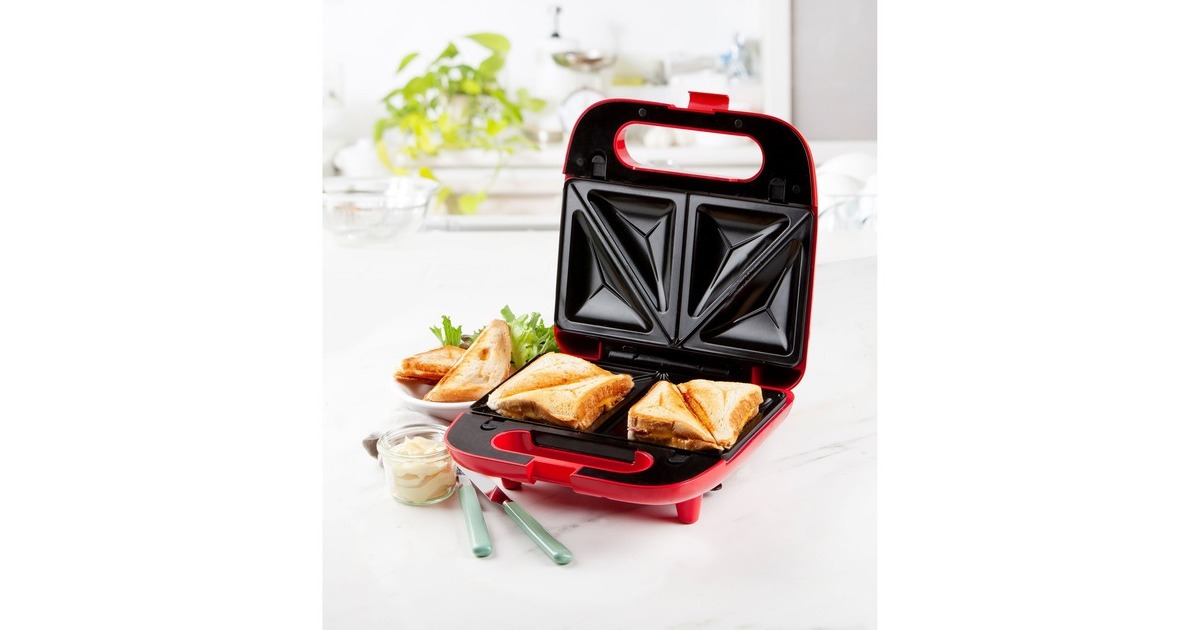 DomoSnack Party 5-in-1 snackmaker  (Rood)