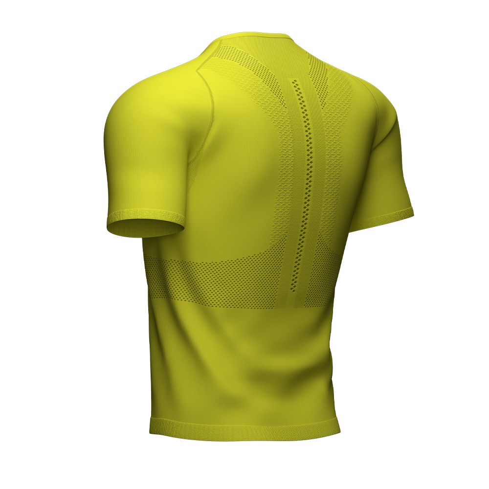 Compressport TRAIL FITTED - Maillot Homme primerose