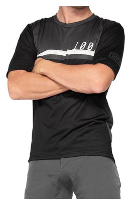 Maillot Manches Courtes 100% Airmatic Jersey Noir / Charcoal