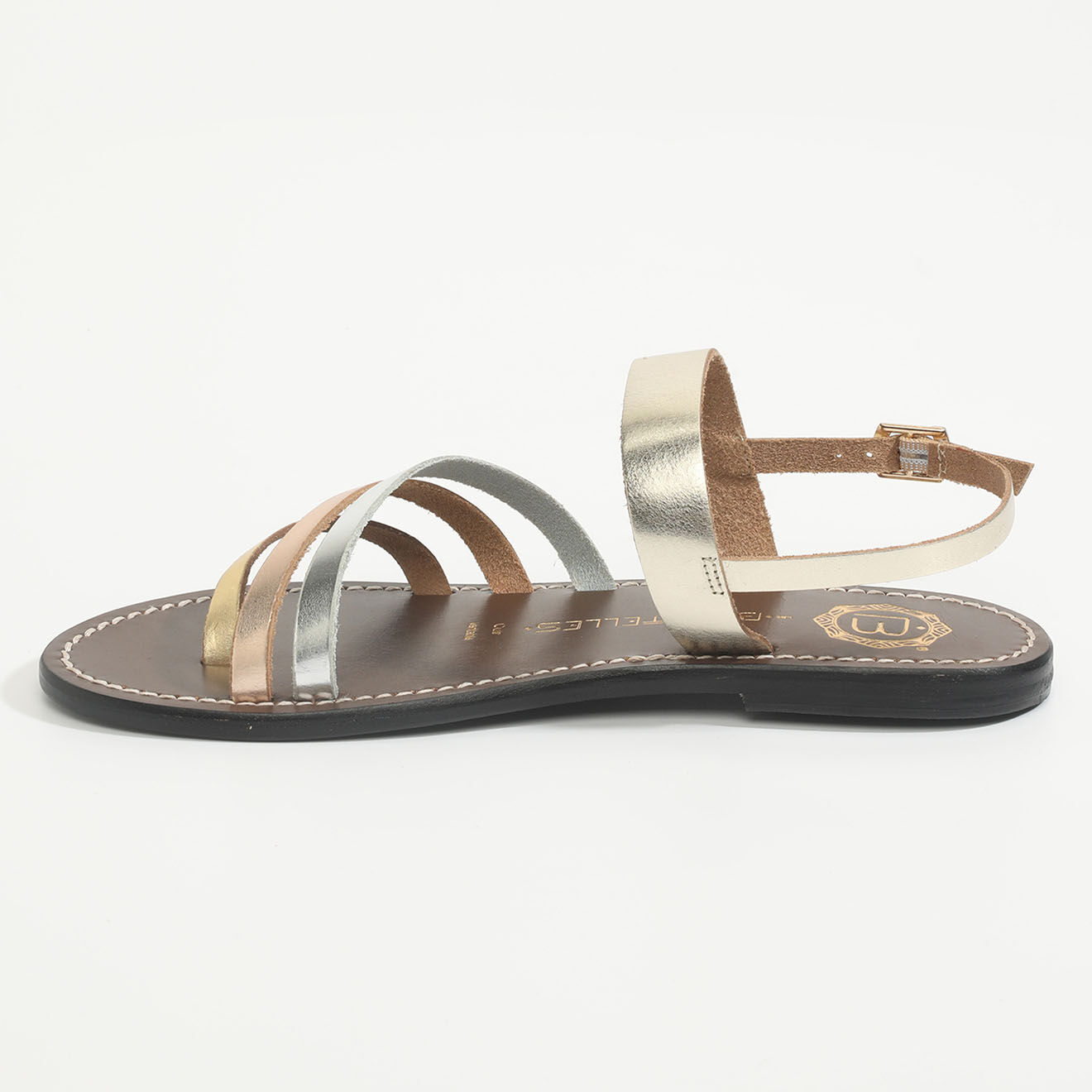 Les Bagatelles Sandales Gana doré/argenté/rose gold