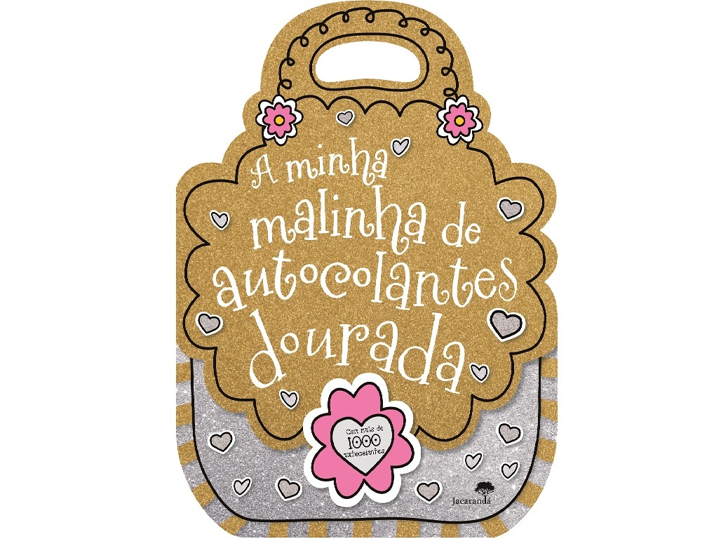 LIVRO A MINHA MALINHA DE AUTOCOLANTES DOURADOS