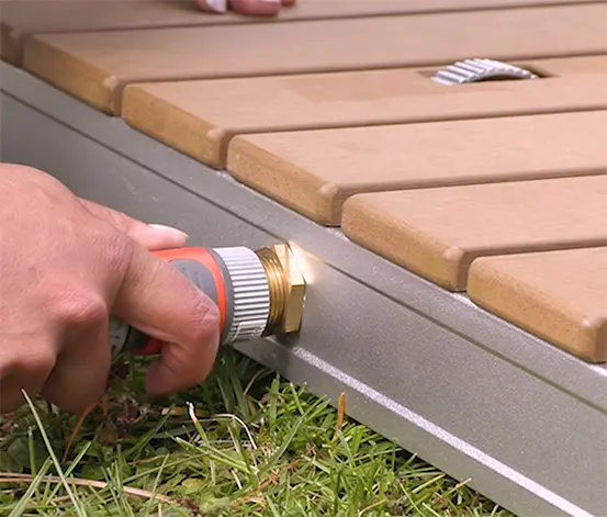 Breuer®-Outdoor-Bodendusche »Fontana«