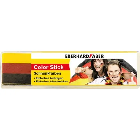 Eberhard Faber Color Stick schwarz, rot gold